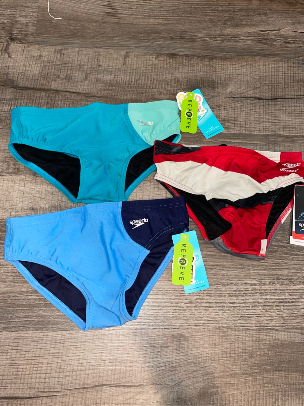 Speedo Men’s Swim Dive Briefs Size 30 NWT Eco Endurance CHOOSE